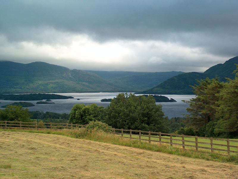 Aghadoe, výhled na Lower Lake